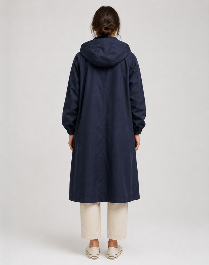 Leah - Effortless Hooded Trench Coat