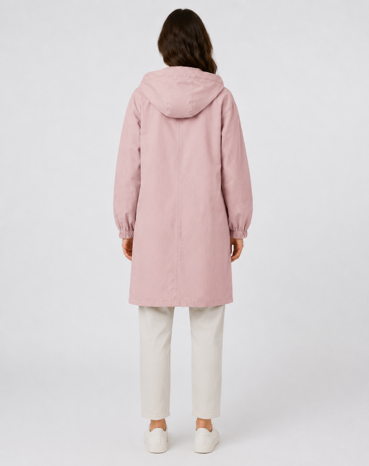 Leah - Effortless Hooded Trench Coat