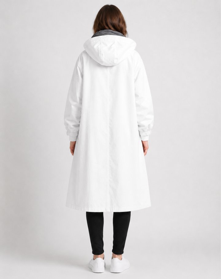 Leah - Effortless Hooded Trench Coat