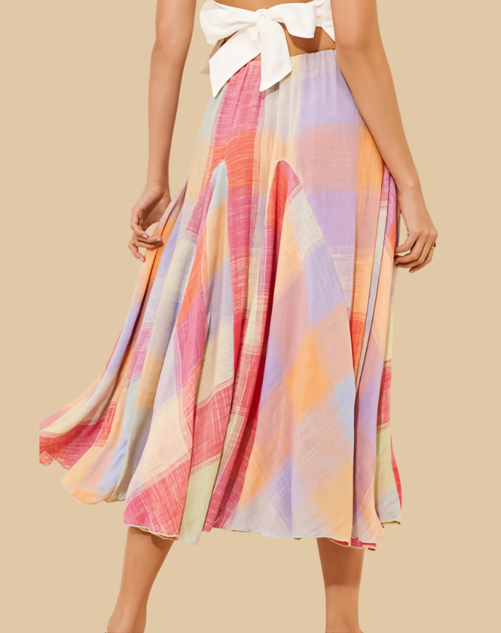 Faith - Gathered Maxi Skirt Design Casual Everyday Wear Fit