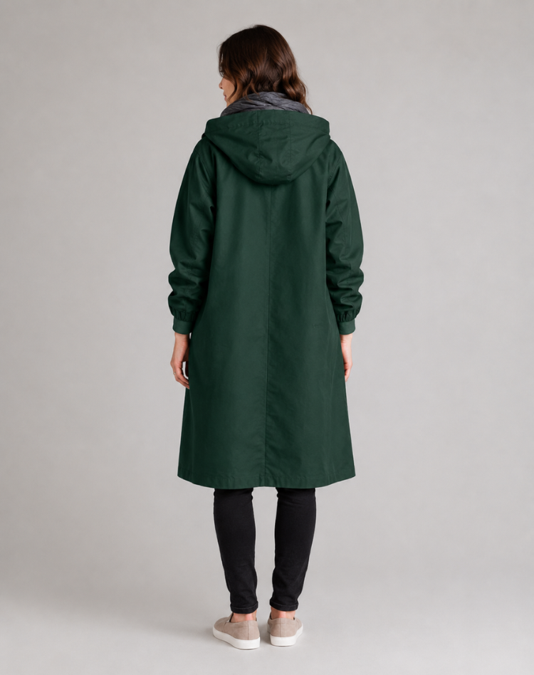 Leah - Effortless Hooded Trench Coat