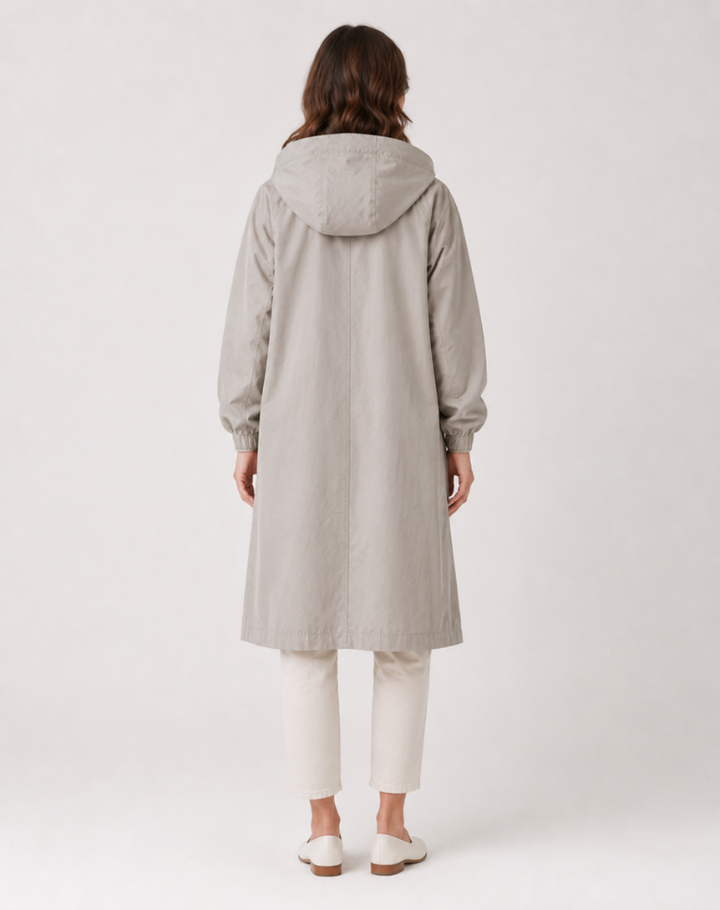 Leah - Effortless Hooded Trench Coat