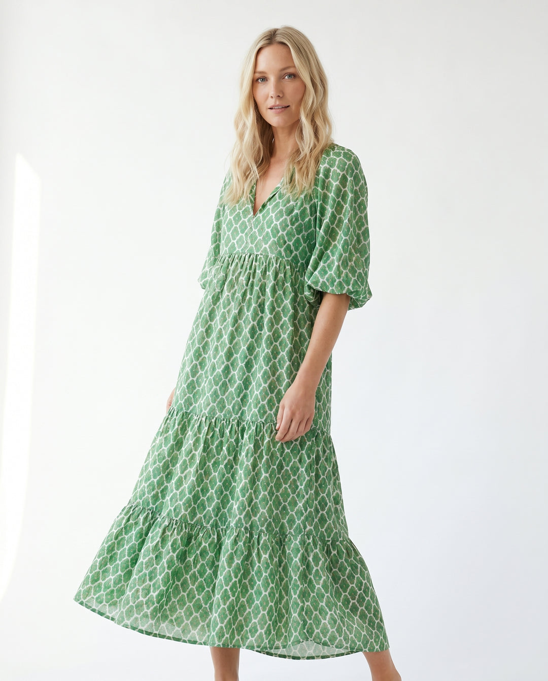 giselle-patterned-maxi-dress-green-white-2