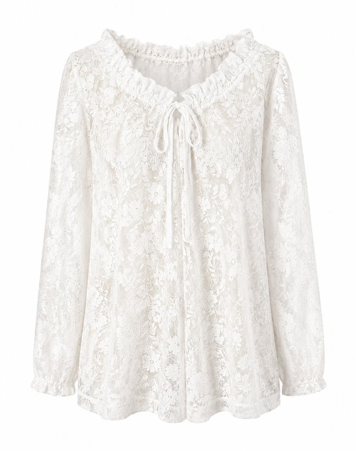 Penelope - Stylish Lace Boho Blouse