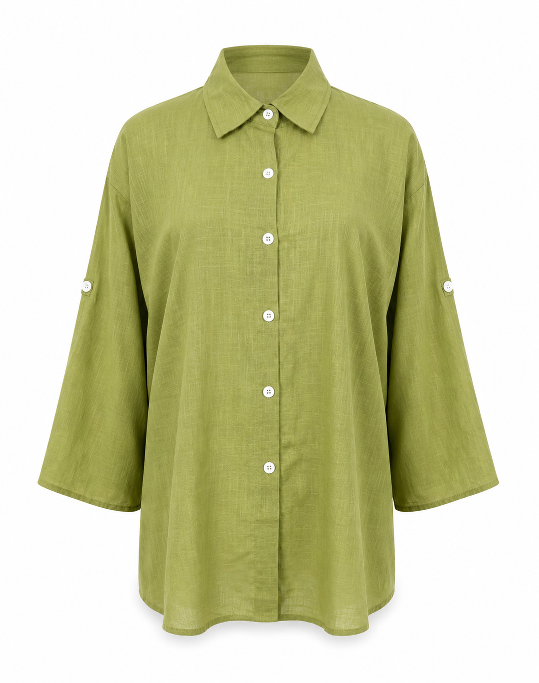 Freya - Sophisticated Linen Button-Up Shirt