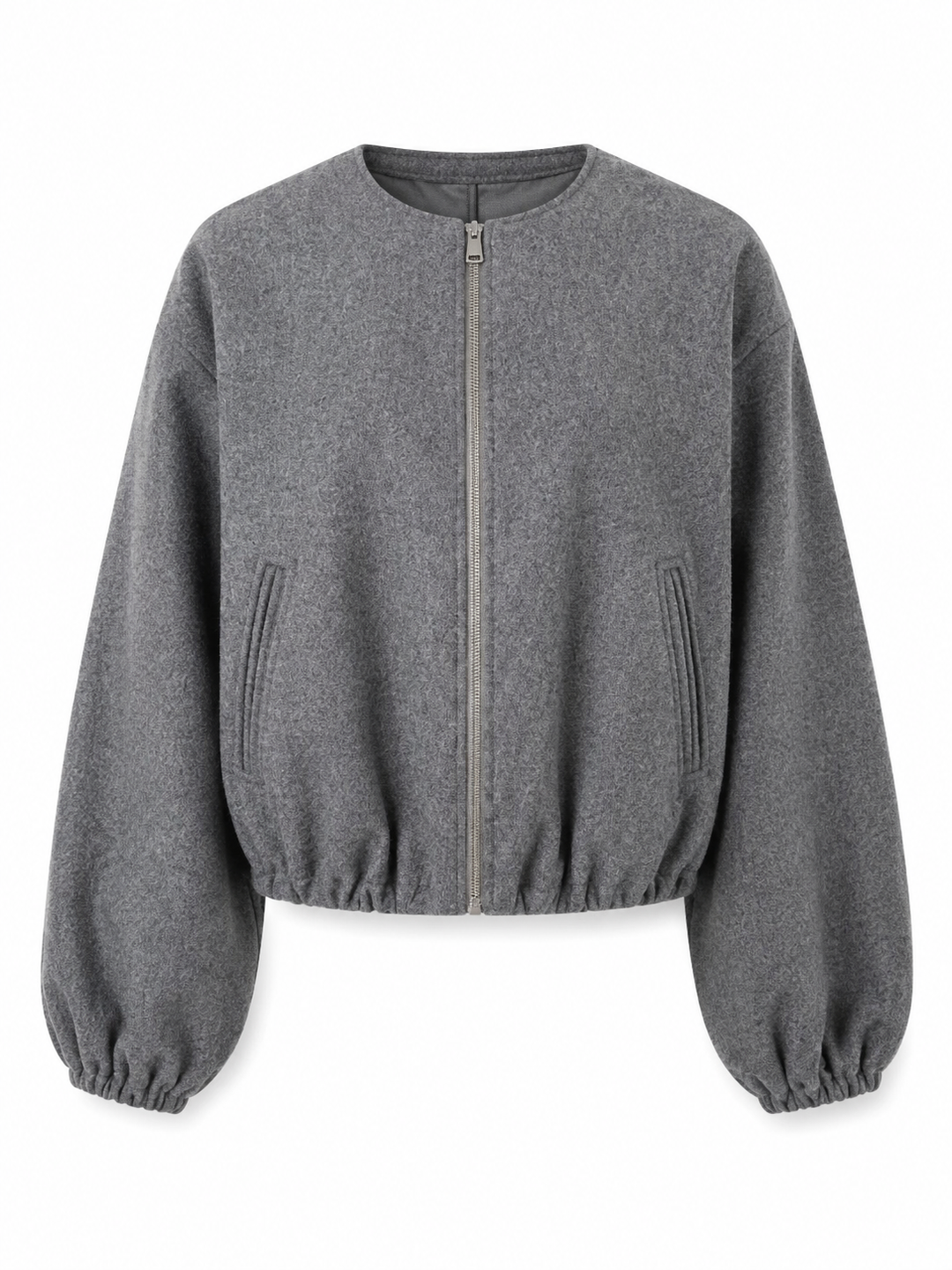 Grace - Effortless Cropped Bomber Jacket