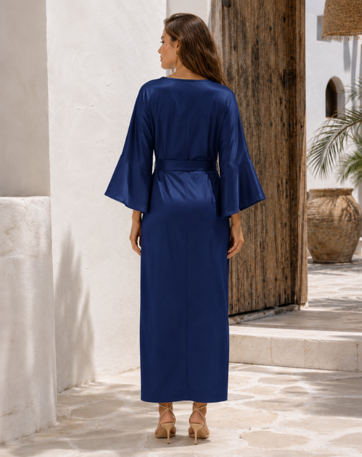 Mila - Smooth Satin Maxi Dress