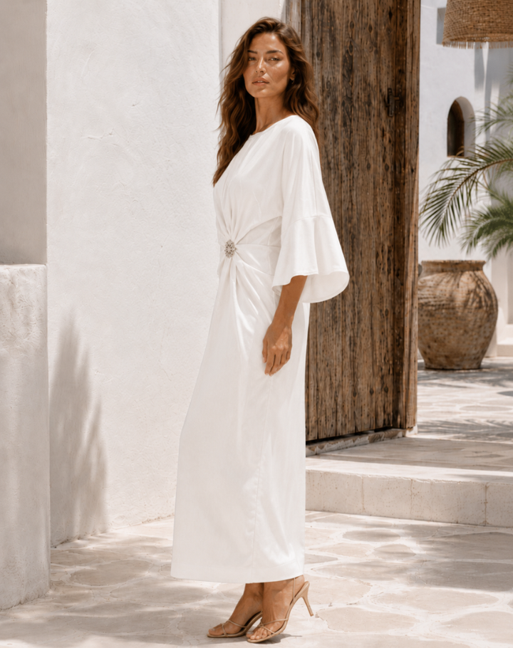 Mila - Smooth Satin Maxi Dress