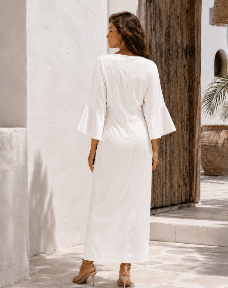 Mila - Smooth Satin Maxi Dress