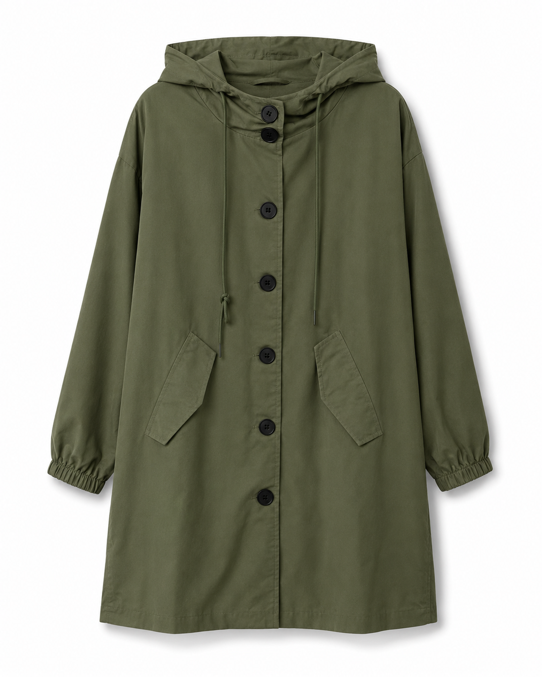Leah - Effortless Hooded Trench Coat