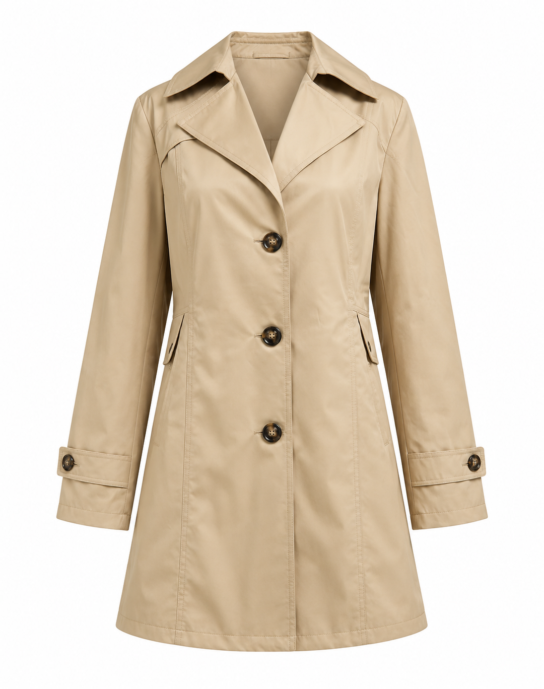 Delilah - Classic Tailored Lightweight Trench Coat