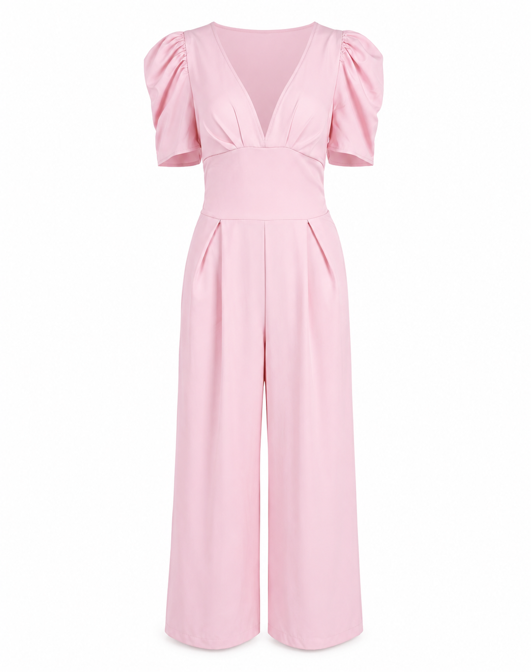 Naomi - Sophisticated Puff Sleeve Jumpsuit
