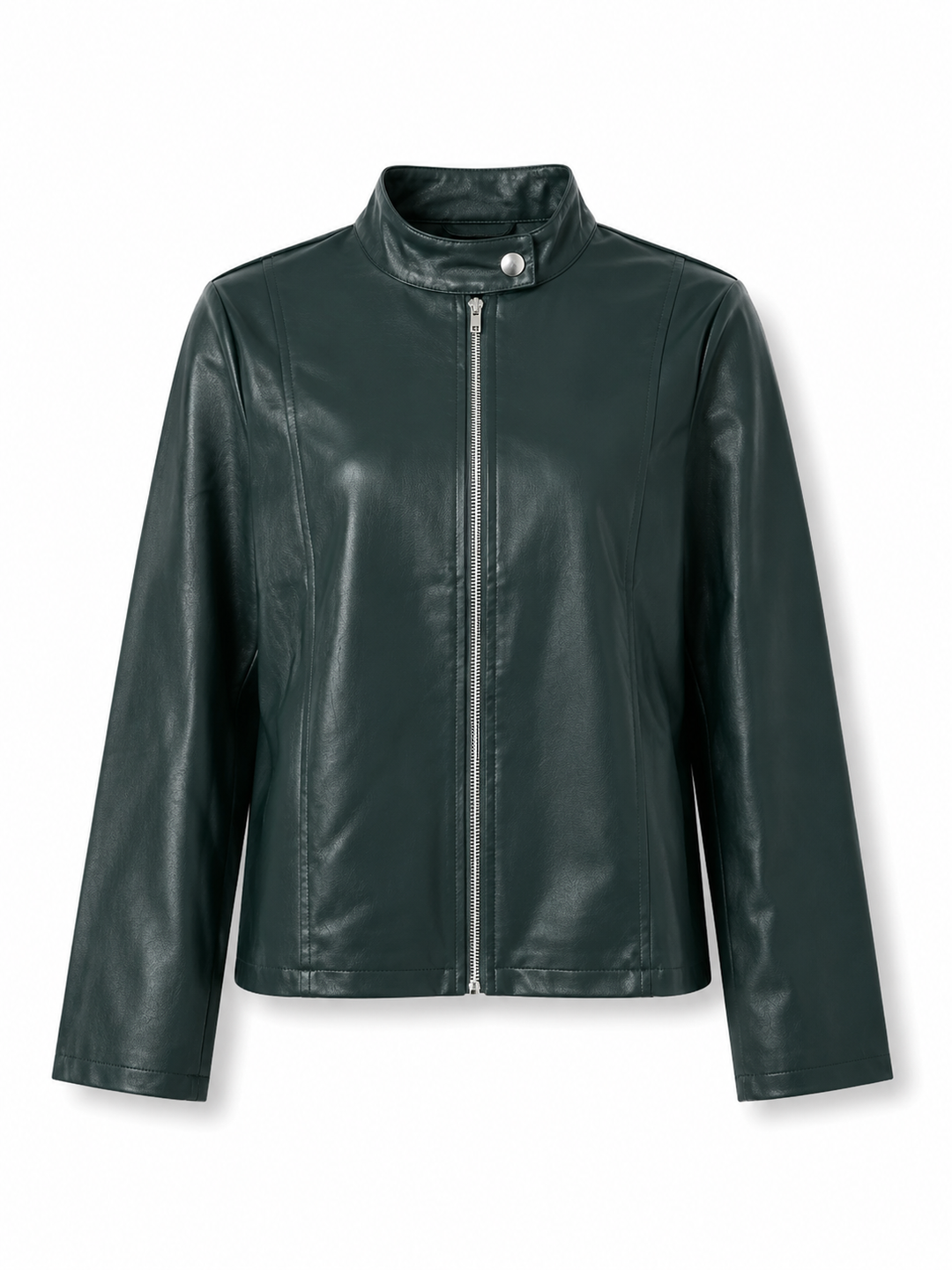 Penelope - Stylish Fitted Leather Jacket
