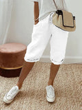 Amber - Lightweight Capri Pants with Drawstring Waist