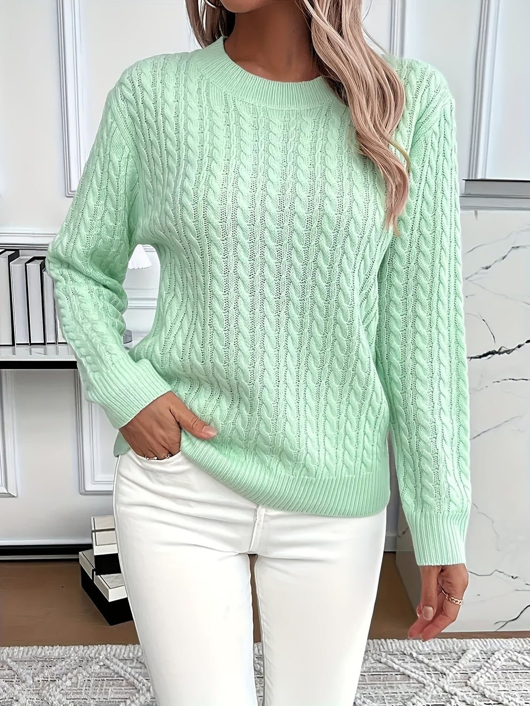 Trui Dames | Kabelpatroon &amp; Warm
