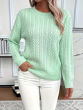 Chloe - Cozy Cable Knit Sweater with Long Sleeves for Women