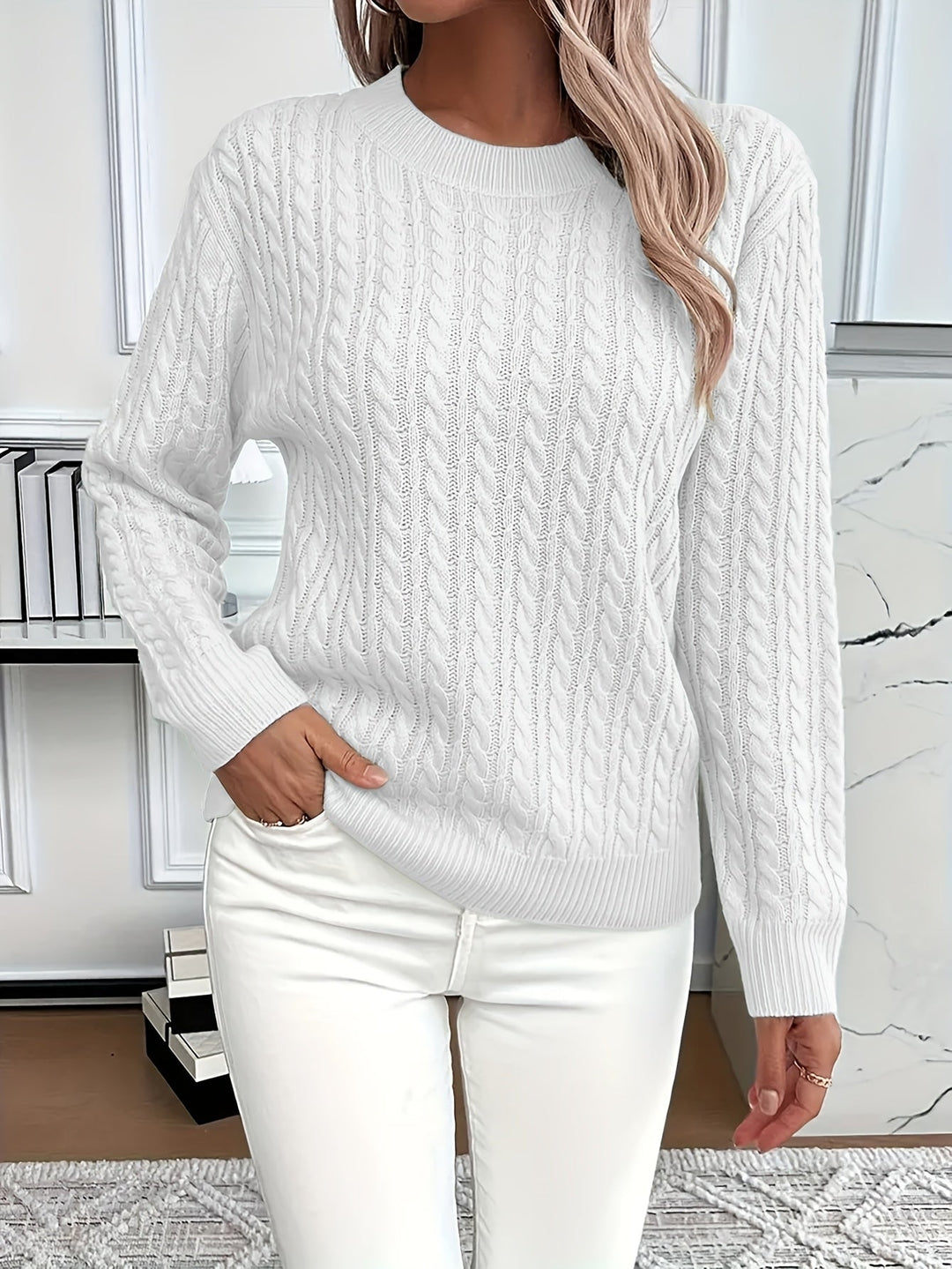 Trui Dames | Kabelpatroon &amp; Warm