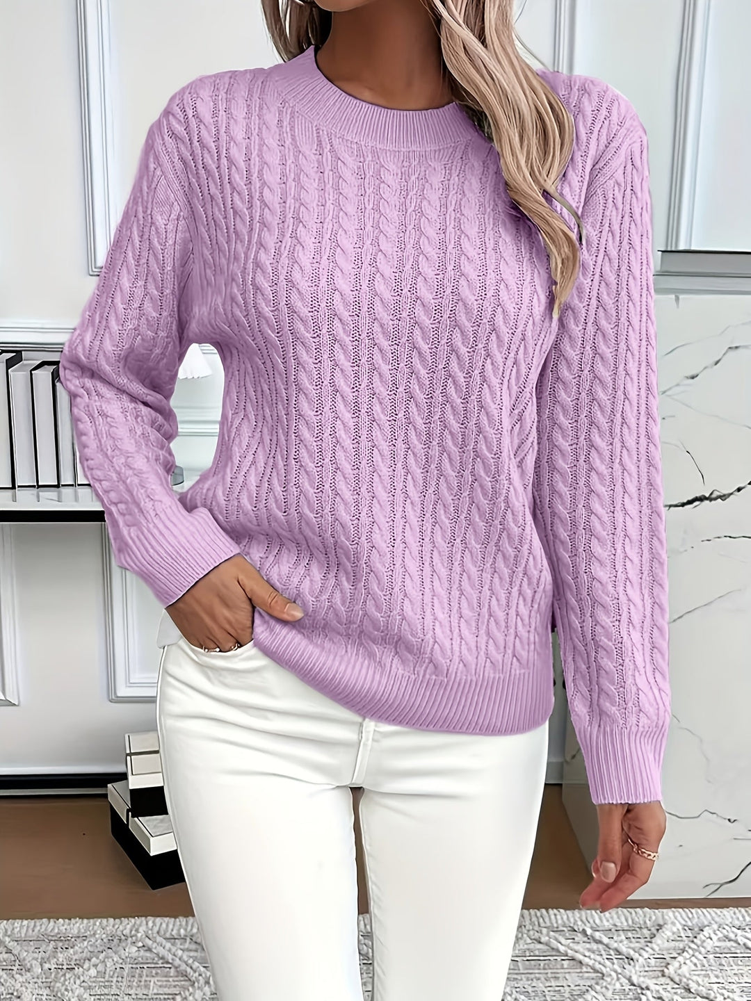 Trui Dames | Kabelpatroon &amp; Warm