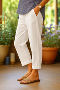 Chloe - Relaxed Cropped Trousers