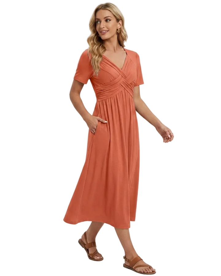 Aurora - Elegant Midi Dress
