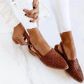 Elise - Woven Slip-On Loafers Casual Everyday Wear