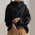 Elodie - High Neck Top for Women with Long Sleeves and Relaxed Fit