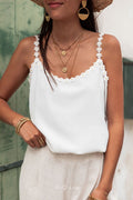 Faith - Embroidered Strap Tank Top