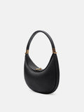 Freya - Crescent Shoulder Bag with Gold Details Minimalist Style Day Night Use