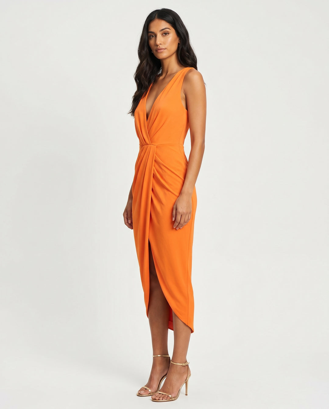 bella-elegant-midi-dress-orange-3