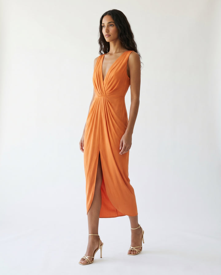 bella-elegant-midi-dress-orange-7