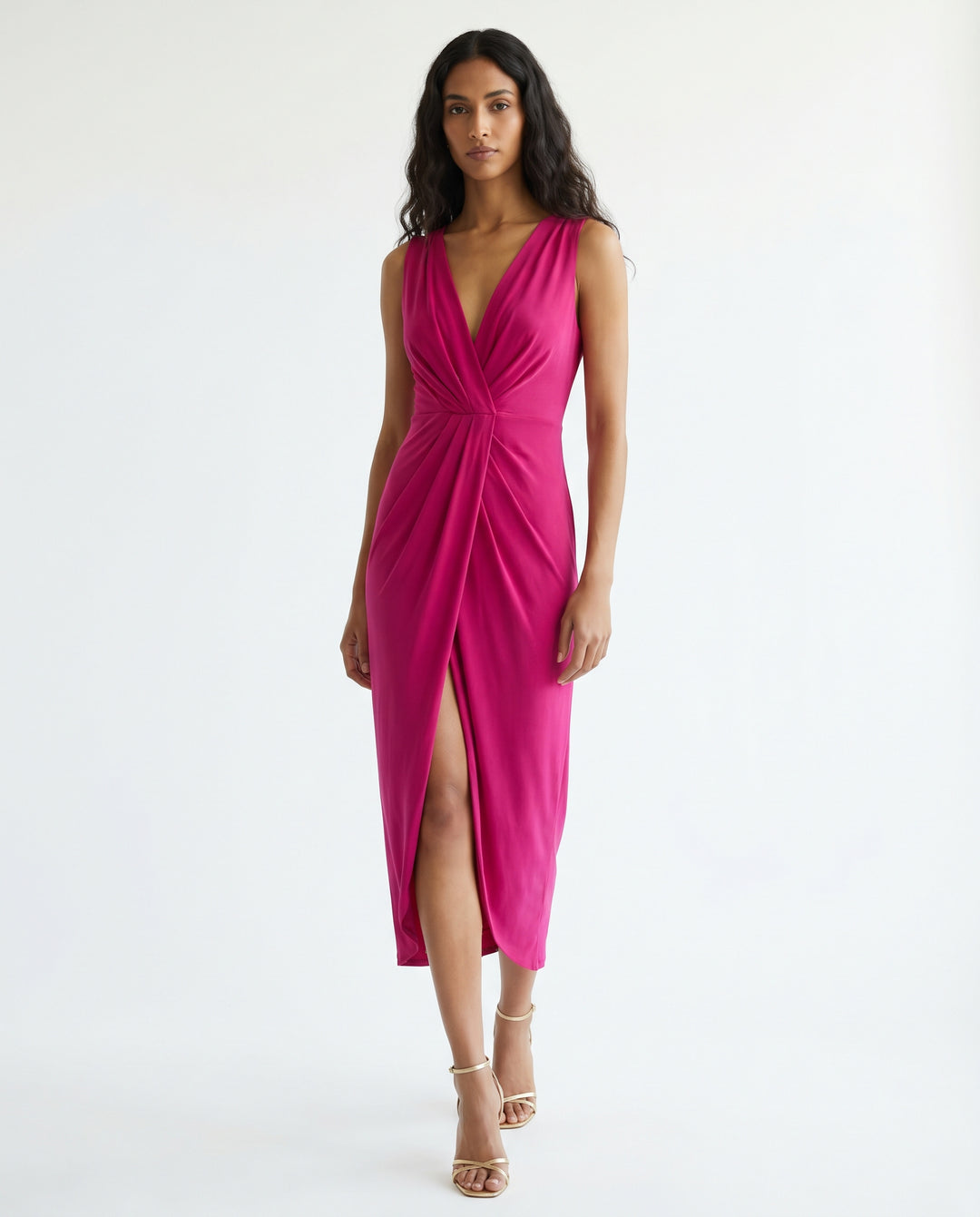 bella-elegant-midi-dress-fuchsia-1
