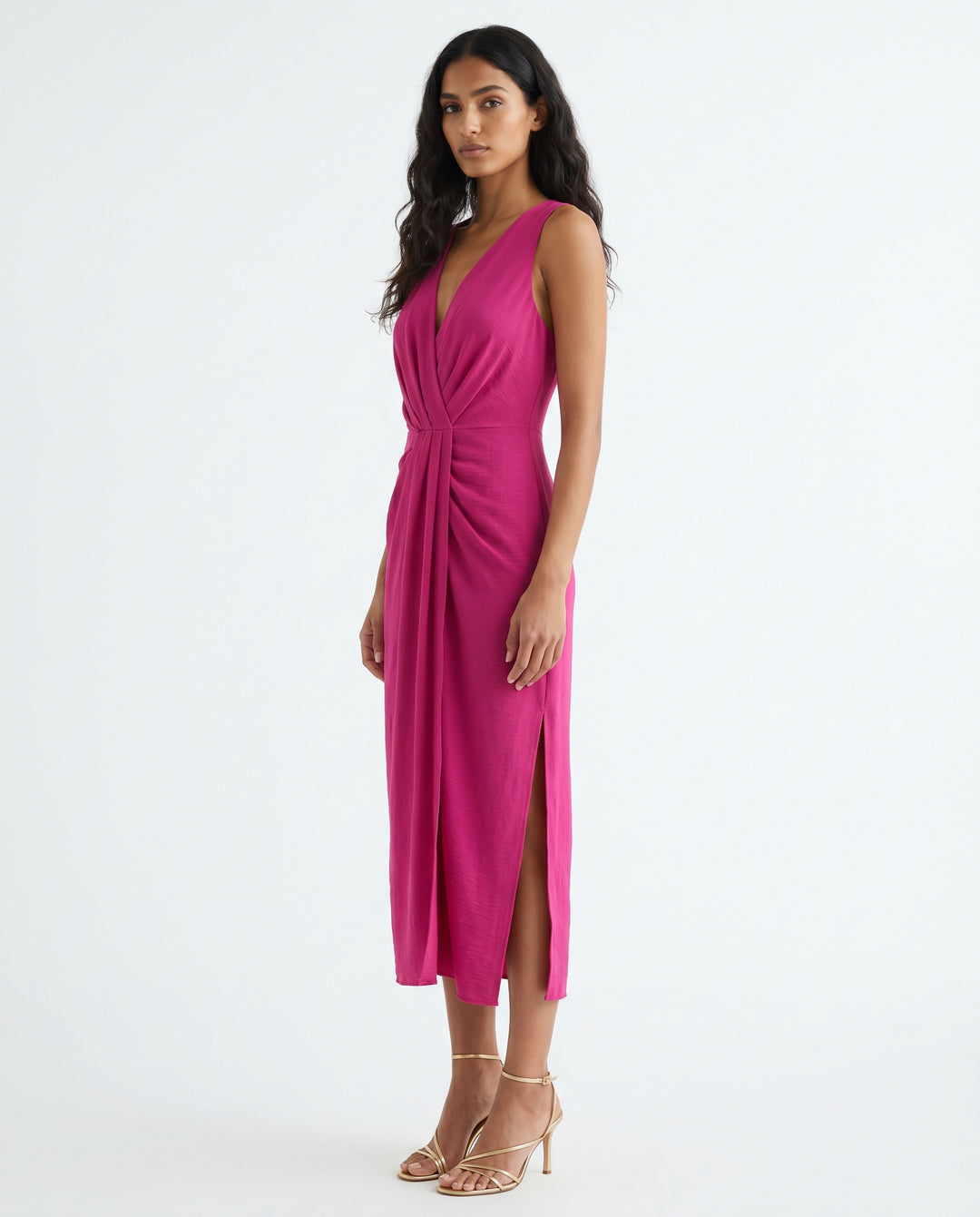 bella-elegant-midi-dress-fuchsia-3