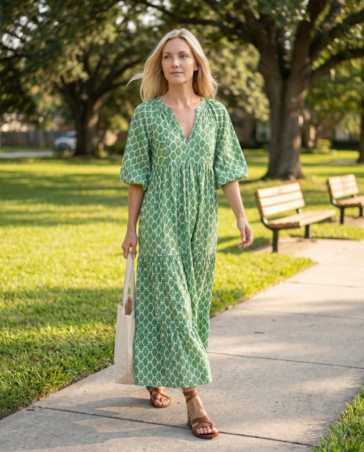 giselle-patterned-maxi-dress-green-white-5