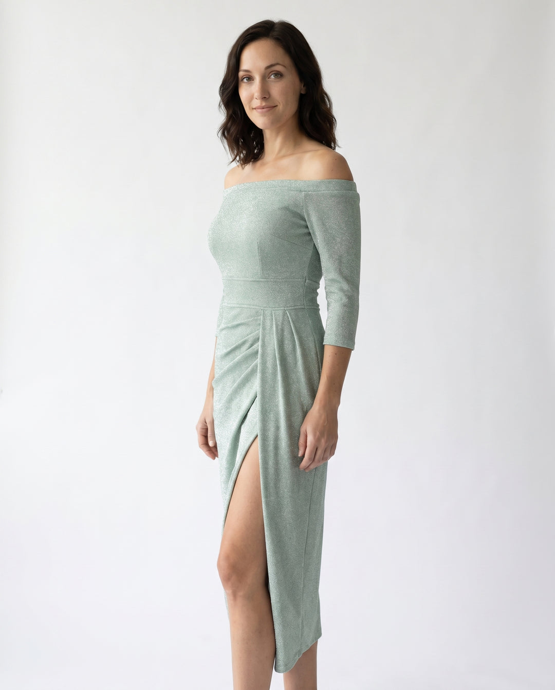 carmen-glitter-midi-dress-green-3