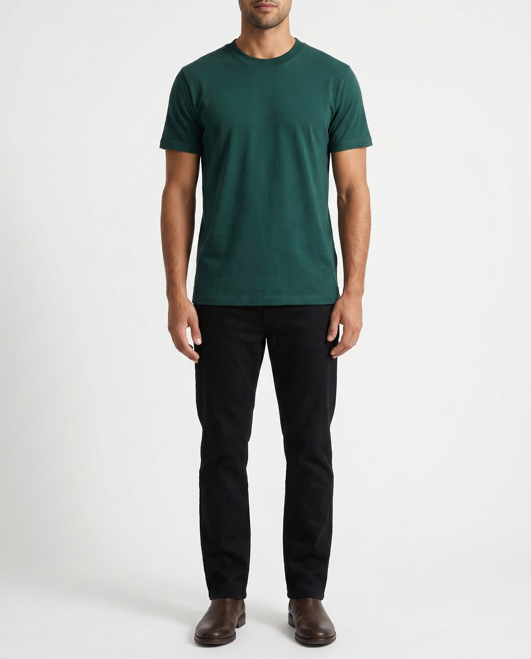 arno-classic-black-t-shirt-groen-1