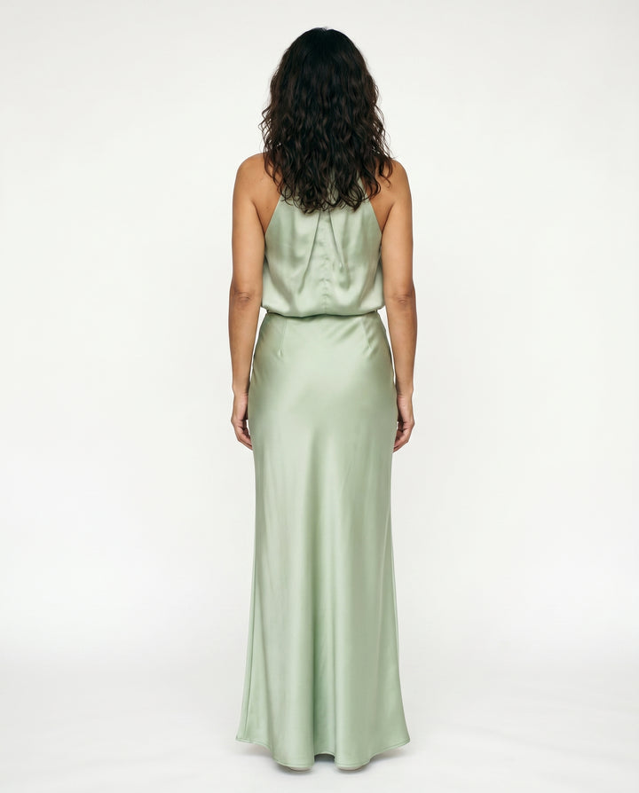 zara-satin-halter-dress-light-green-4