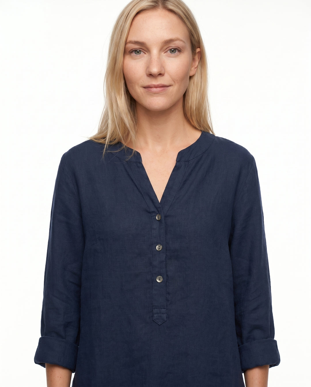 sarah-linen-tunic-blouse-navy-blue-1