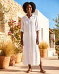 Sabrina - Timeless Linen Shirt Dress