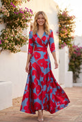 Senna - Tailored Relaxed Midi Dress Ibiza Vacation Style