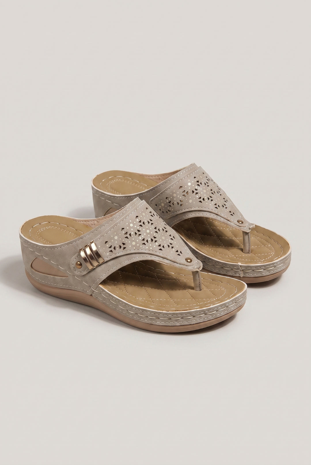 noor-cushioned-slip-on-sandals-khaki-packshot