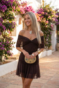 Saar - Flowy Maxi Dress Bohemian Style Vacation Attire