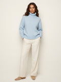Ingrid - Ribbed Turtleneck Sweater for Women with Long Sleeves