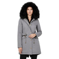 Iris - Structured Winter Parka with Faux Fur Hood and Side Pockets