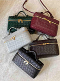 Jade - Woven Crossbody Bag with Double Zipper