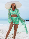 Leah - Flowy Halter Cover-Up Set