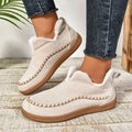 Luna - Fleece-Lined Slip-On Loafers for Women with Quilted Upper
