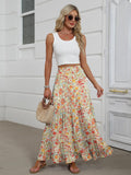 Megan - Floral Maxi Skirt
