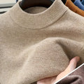 Men's - Distinguished Mock Neck Knit Sweater for Christmas Style