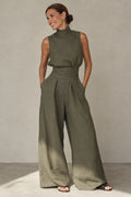 Monica - Sleeveless Wide-Leg Jumpsuit