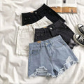 Natalie - High Waist Denim Shorts